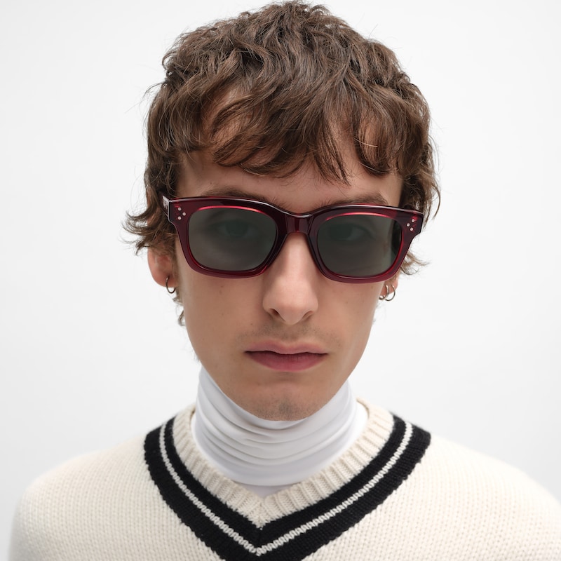 schwarze sonnenbrille frame 41 aus acetat