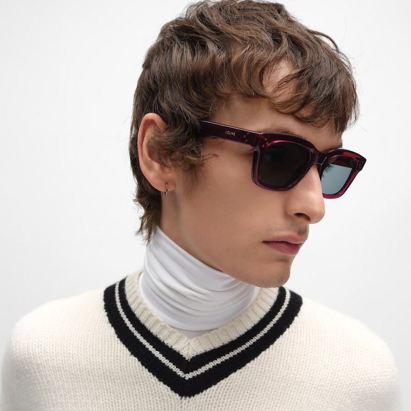 schwarze sonnenbrille frame 41 aus acetat