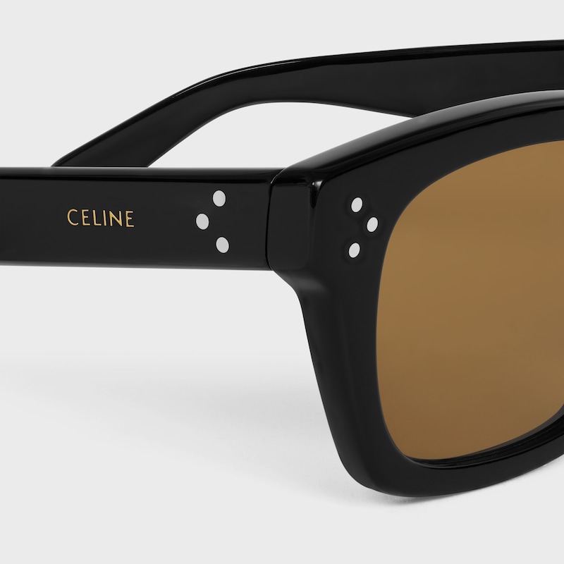 schwarze sonnenbrille frame 41 aus acetat