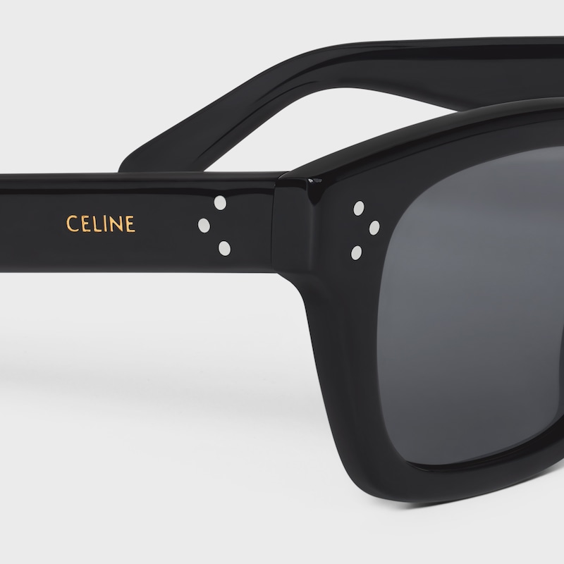 schwarze sonnenbrille modell 41 aus acetat