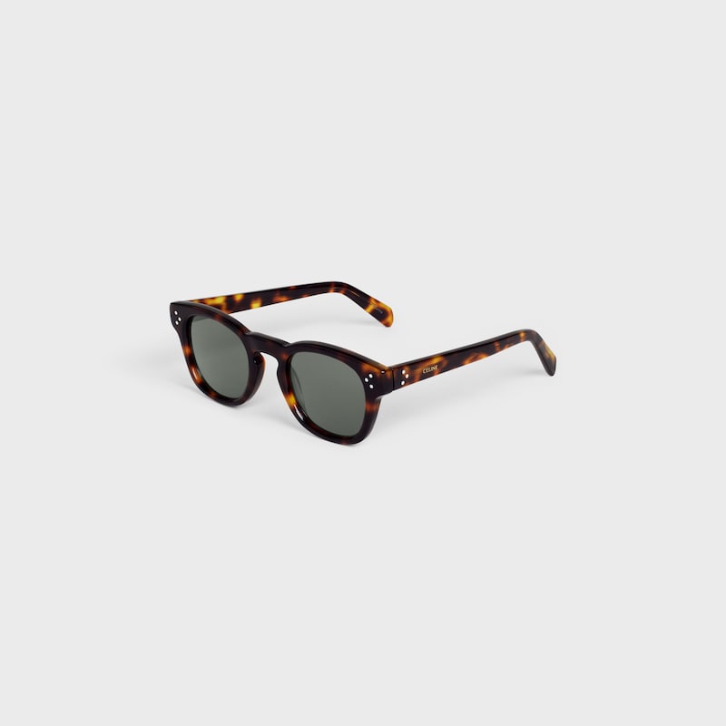 schwarze sonnenbrille mit 42er-rahmen aus acetat