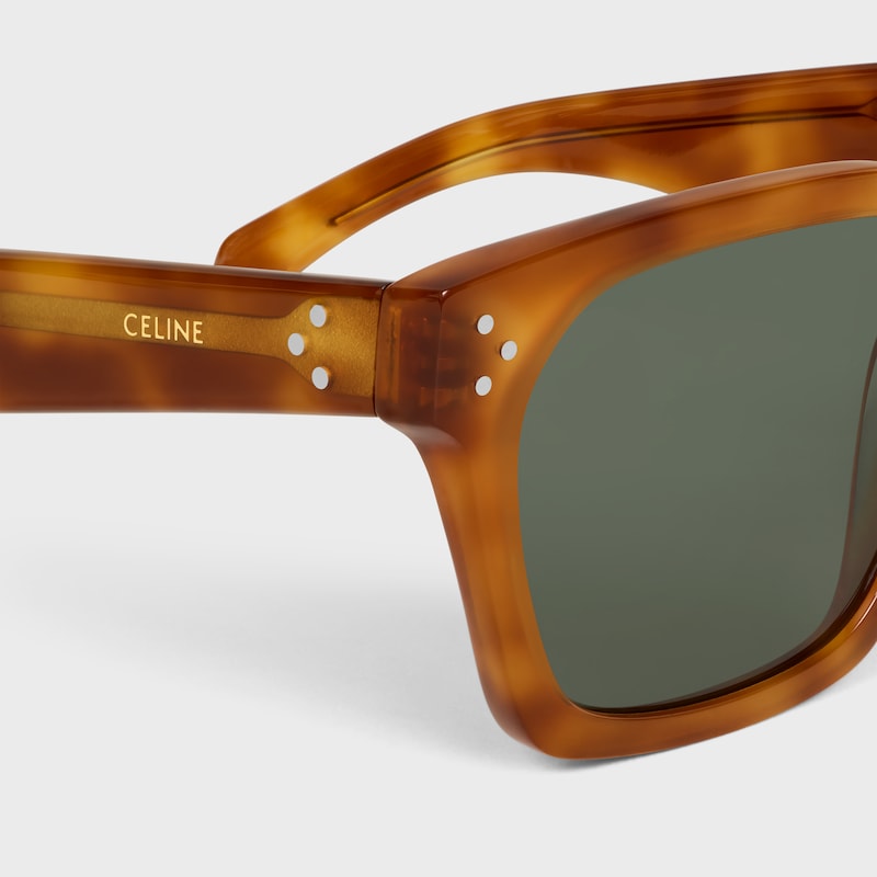 schwarze sonnenbrille frame 45 aus acetat