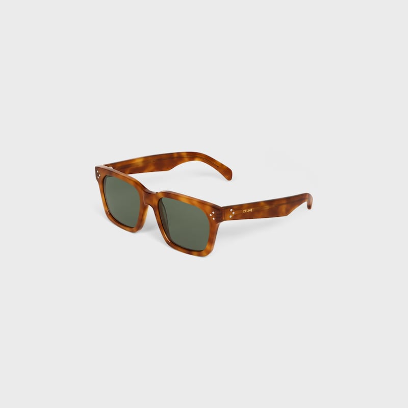 schwarze sonnenbrille frame 45 aus acetat