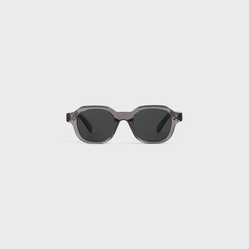 schwarze frame 60 sonnenbrille aus acetat