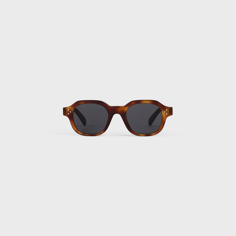schwarze frame 60 sonnenbrille aus acetat