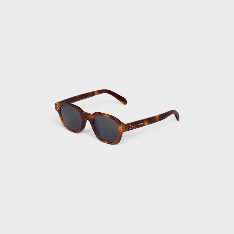 schwarze frame 60 sonnenbrille aus acetat