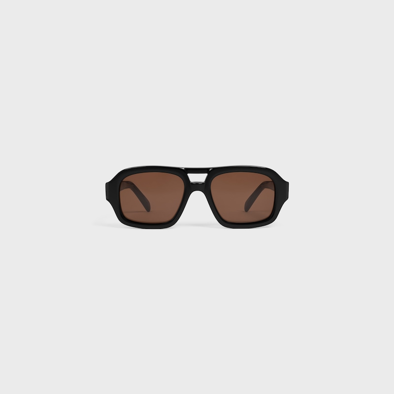 schwarze sonnenbrille frame 62 aus acetat