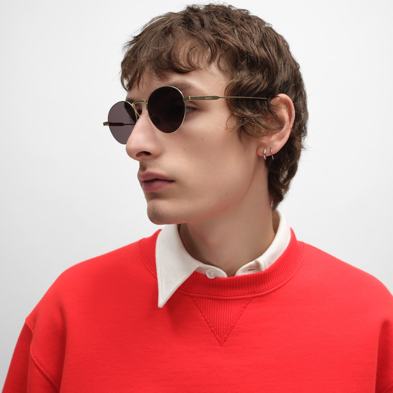 sonnenbrille mit metallrahmen modell 28 aus metall