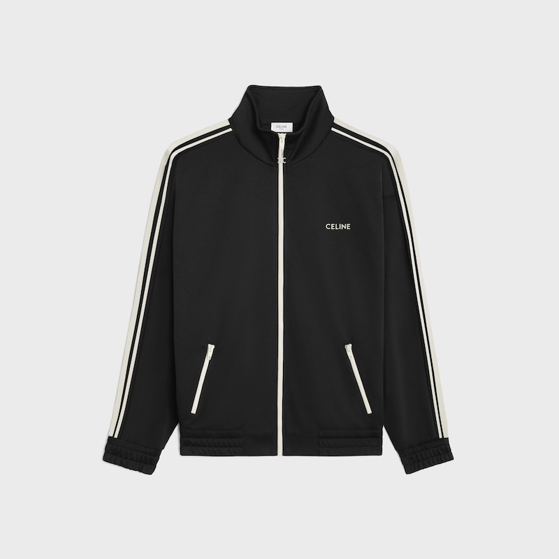 celine trainingsjacke aus doppelseitigem jersey