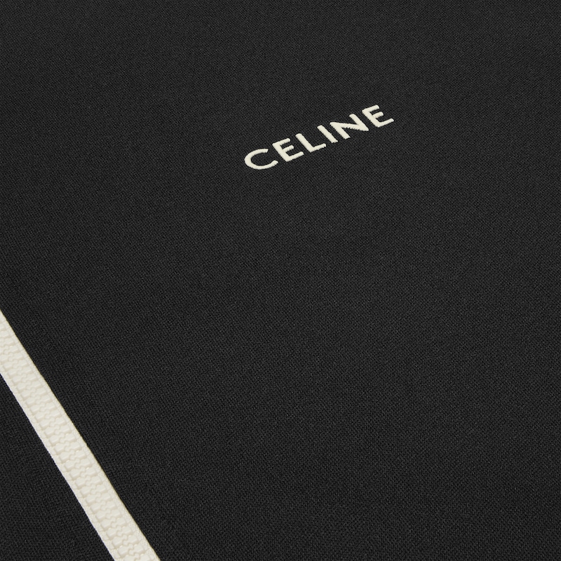 celine trainingsjacke aus doppelseitigem jersey