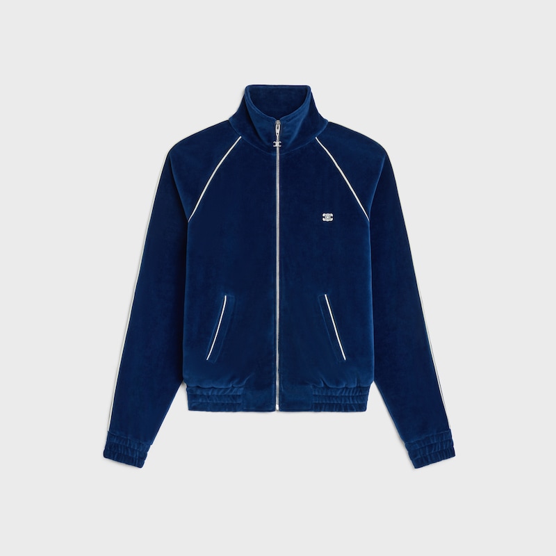 triumphe trainingsjacke aus samtjersey