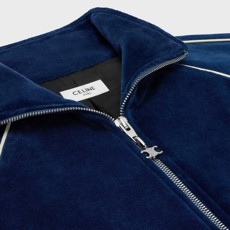 triumphe trainingsjacke aus samtjersey