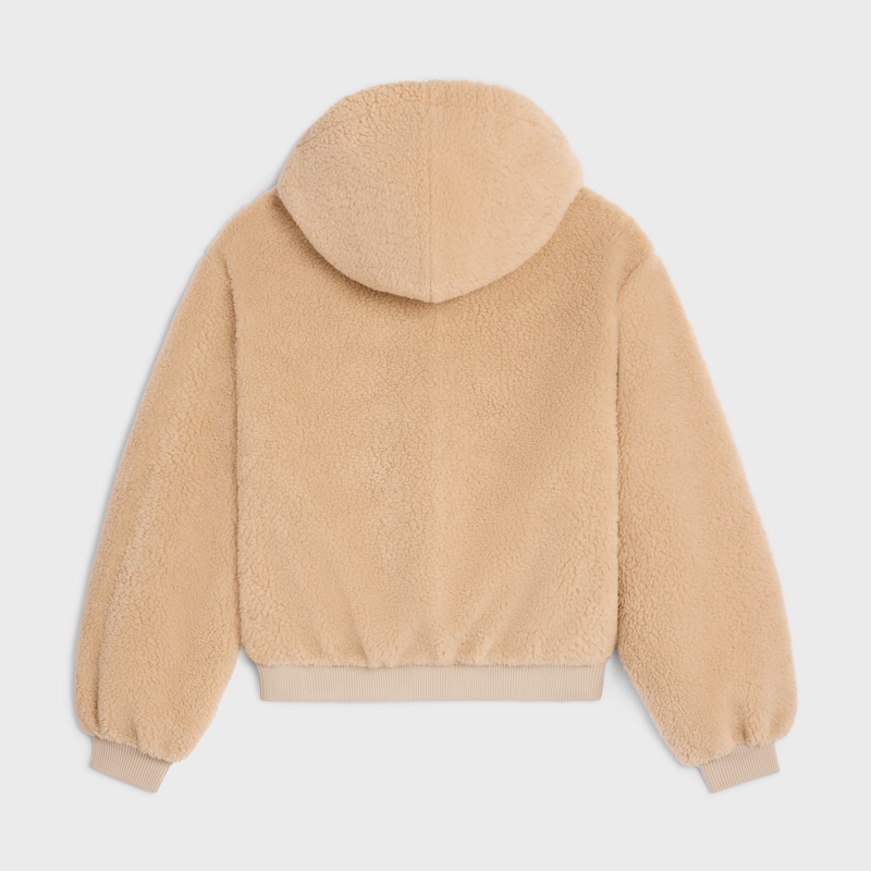 kapuzenjacke aus polarfleece