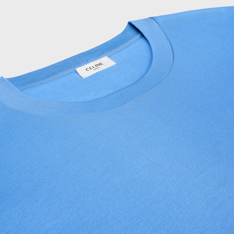 normales t-shirt aus feinem baumwolljersey