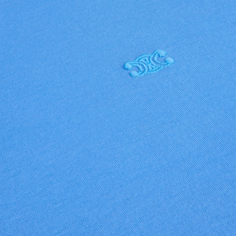 normales t-shirt aus feinem baumwolljersey