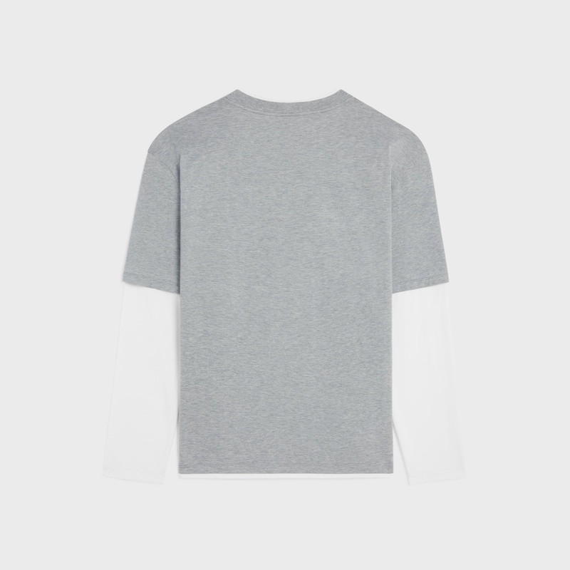 langarm-t-shirt aus baumwolljersey