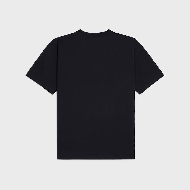 lockeres t-shirt aus baumwolljersey