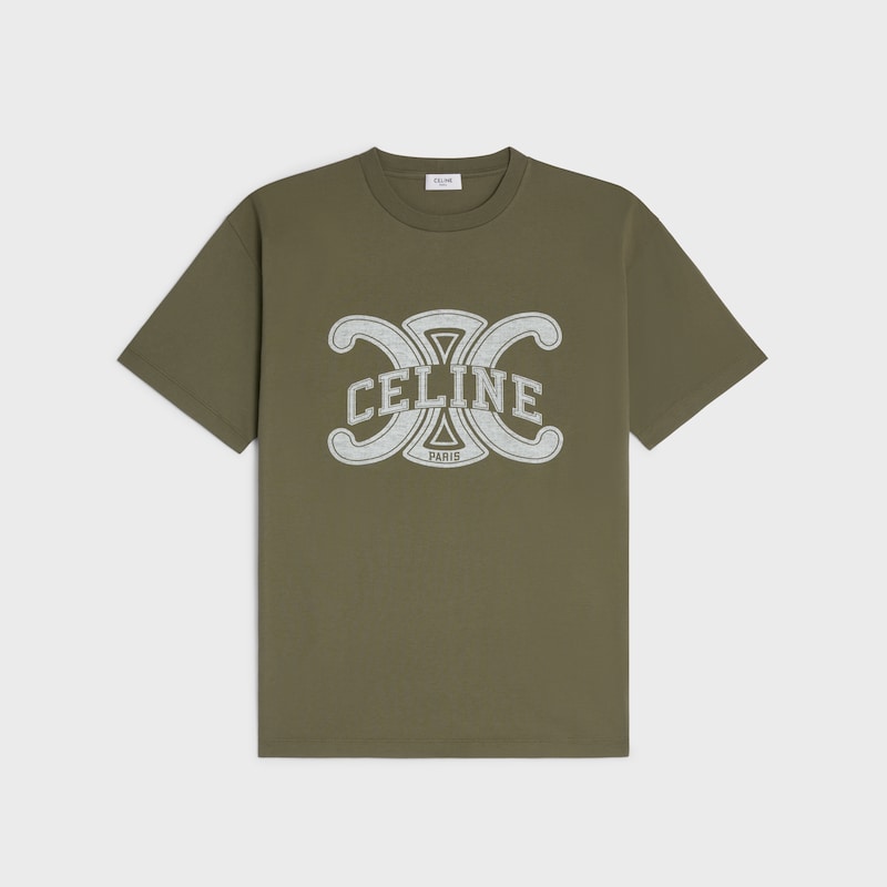 lockeres t-shirt aus baumwolljersey