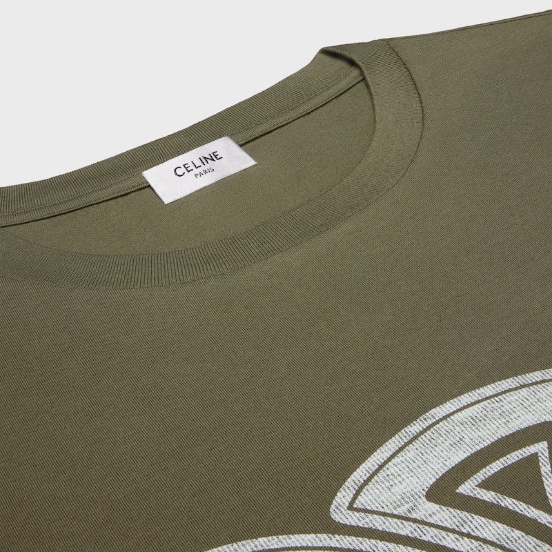 lockeres t-shirt aus baumwolljersey