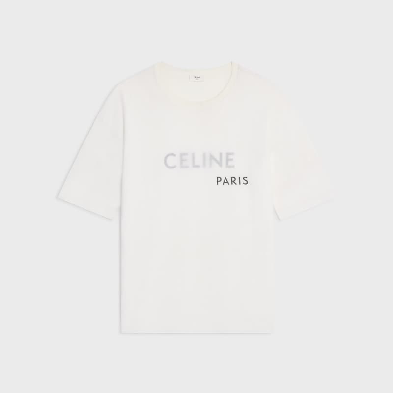 doppellagiges t-shirt aus feinem baumwolljersey