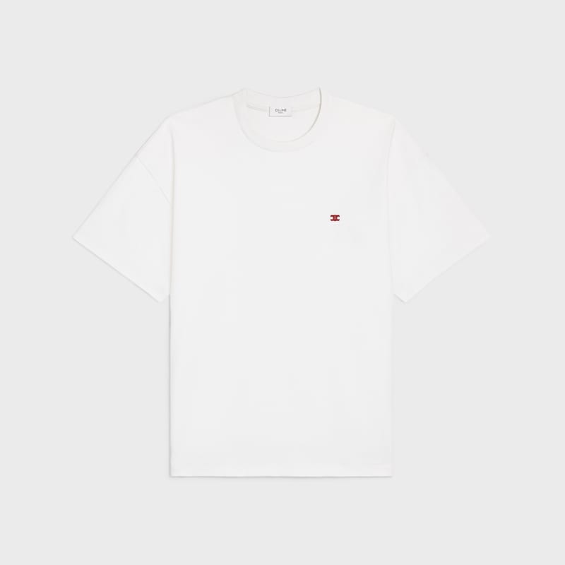 t-shirt aus baumwolljersey