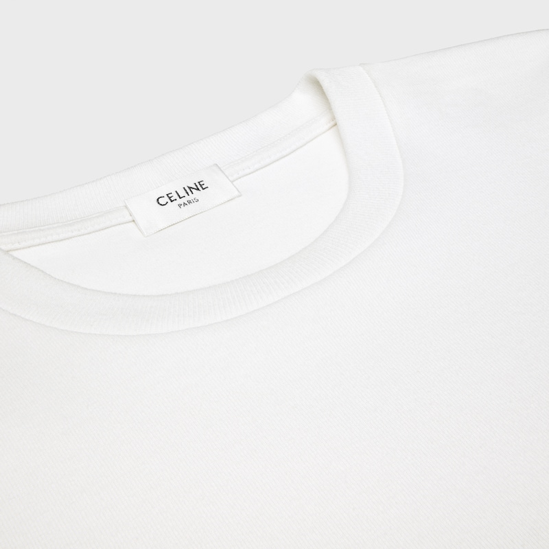 t-shirt aus baumwolljersey