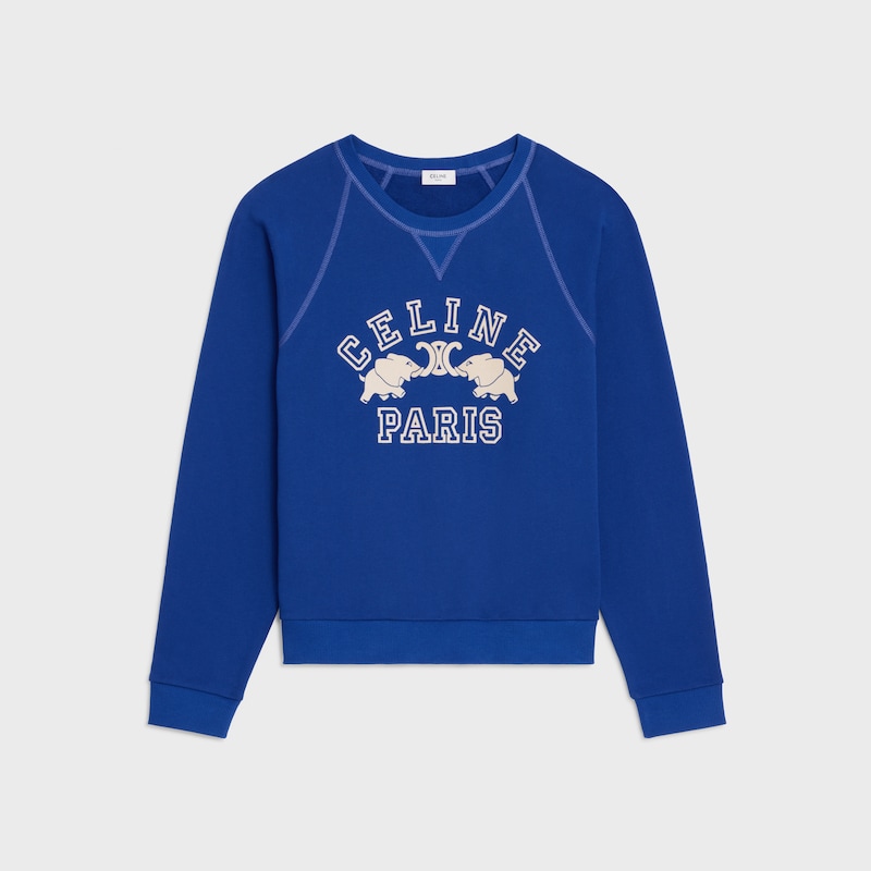 normales sweatshirt aus baumwollfleece
