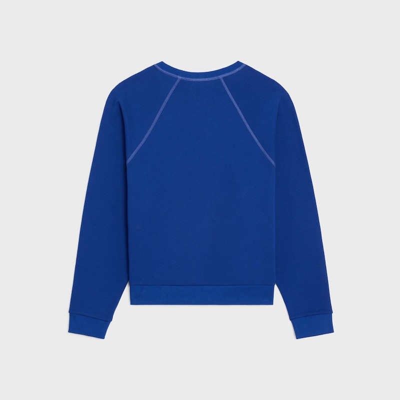 normales sweatshirt aus baumwollfleece