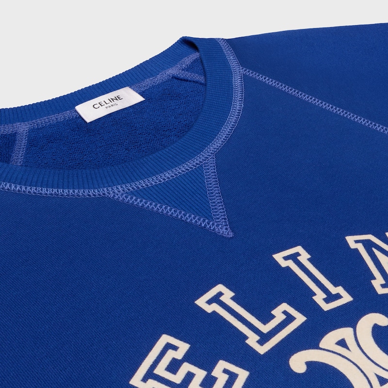 normales sweatshirt aus baumwollfleece