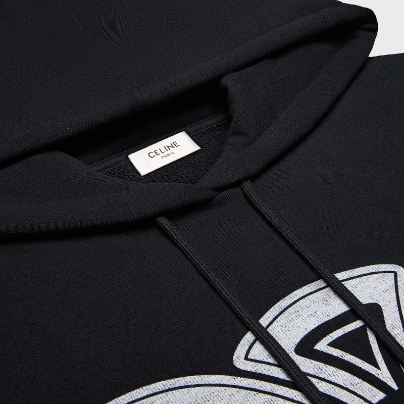 lockerer hoodie aus baumwollfleece