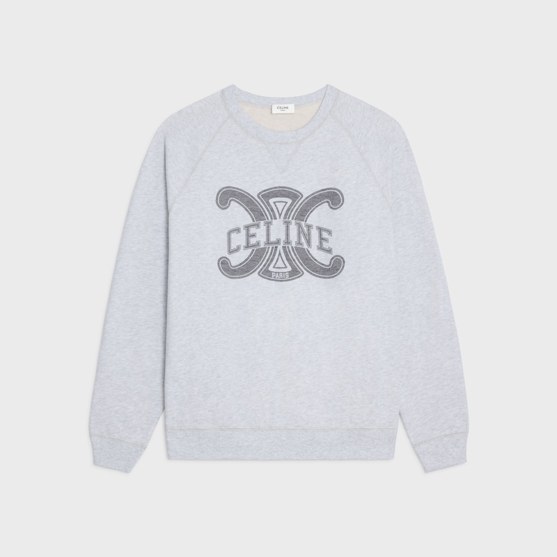 normales sweatshirt aus baumwollfleece