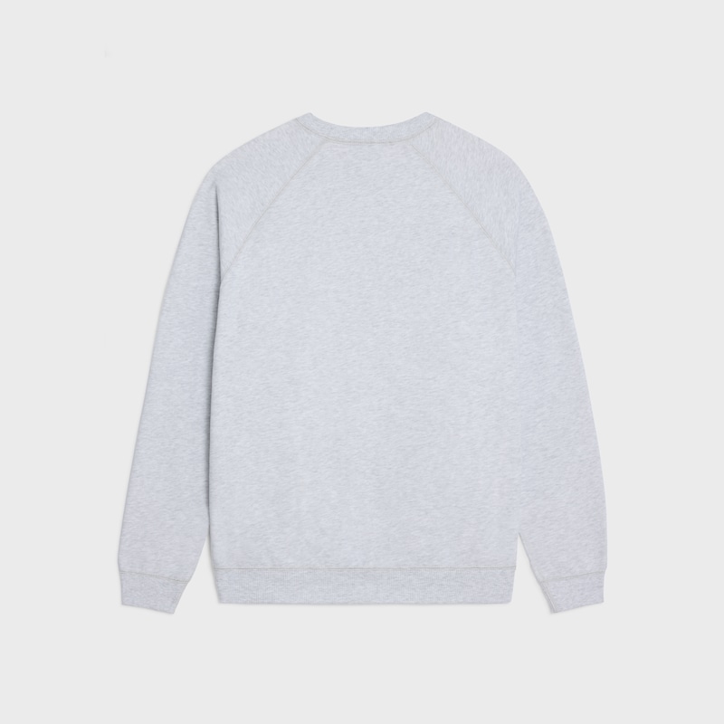 normales sweatshirt aus baumwollfleece