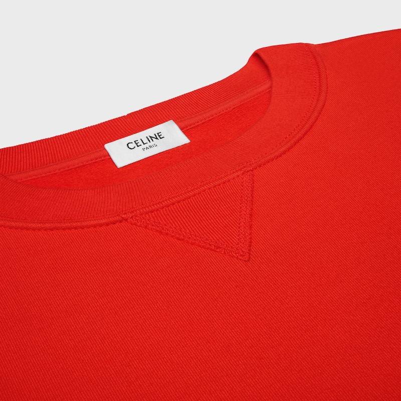 sweatshirt aus baumwollfleece