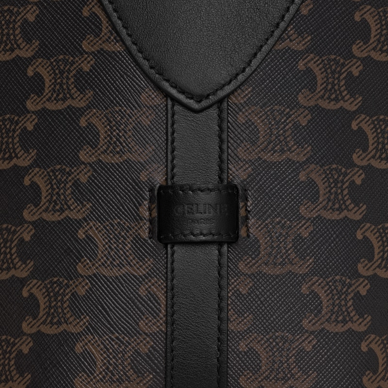 crossbody-tasche harry aus triomphe-canvas und kalbsleder